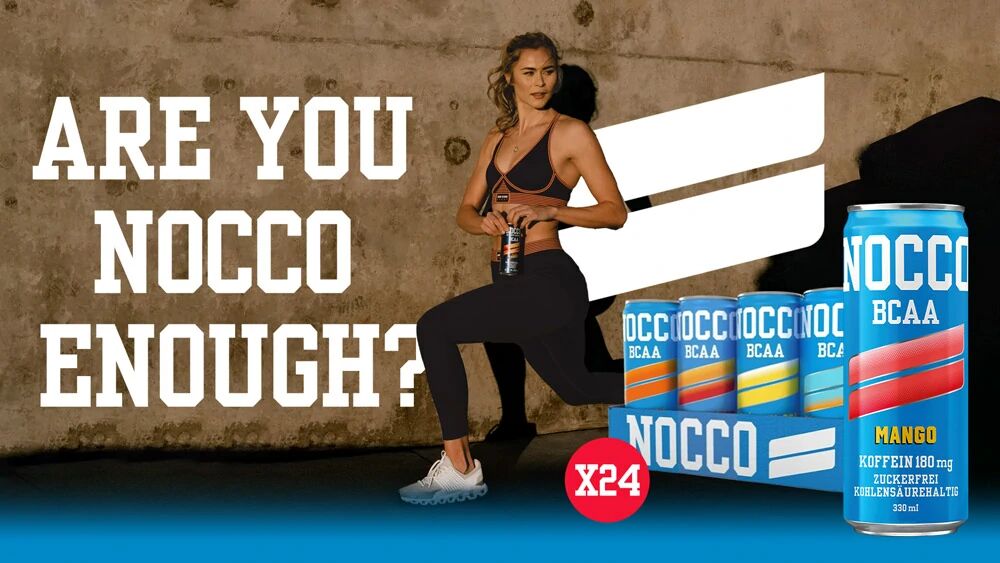 Nocco LA BOISSON RAFRAÎCHISSANTE ENRICHIE EN BCAA